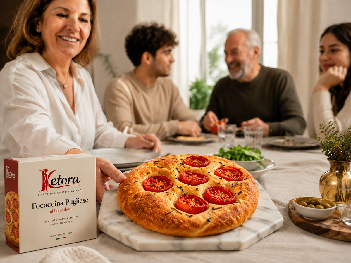 Focaccina pugliese al pomodoro Keto-Protein 110g