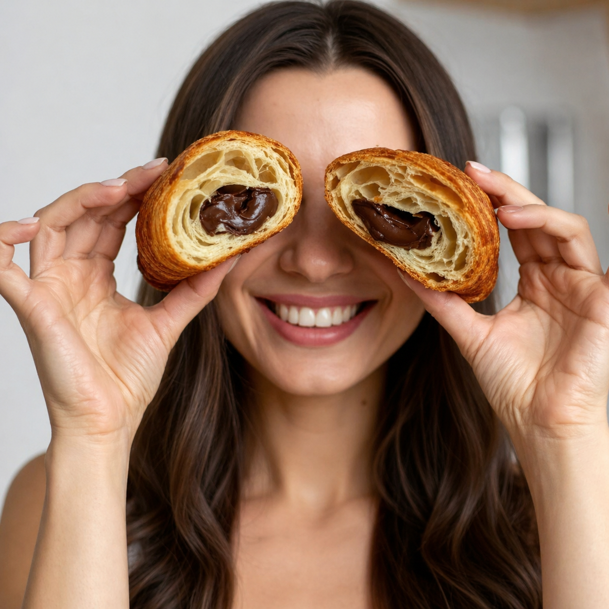 5 Croissant Keto-Protein al Cioccolato 50g