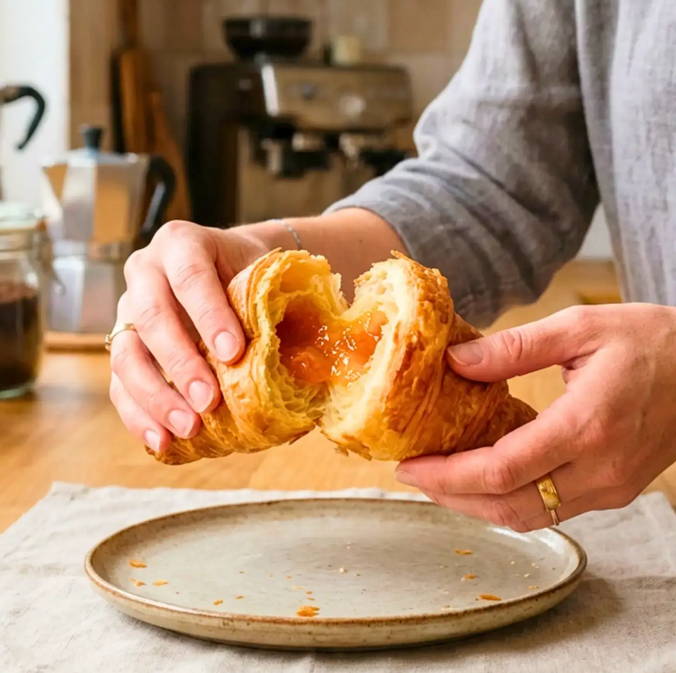 5 Croissant Keto-Protein Albicocca 50g