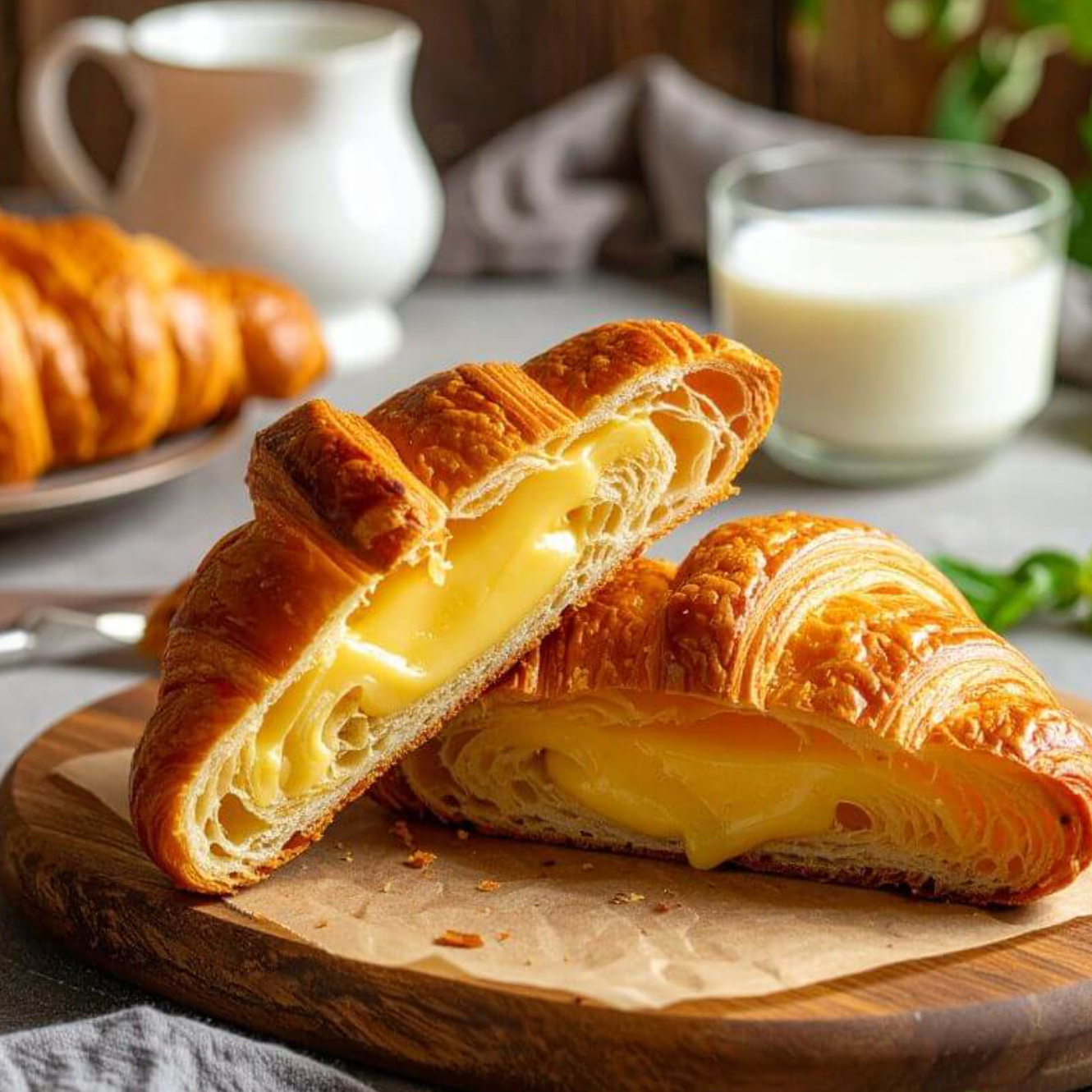 5 Croissant Keto-Protein Crema 50g