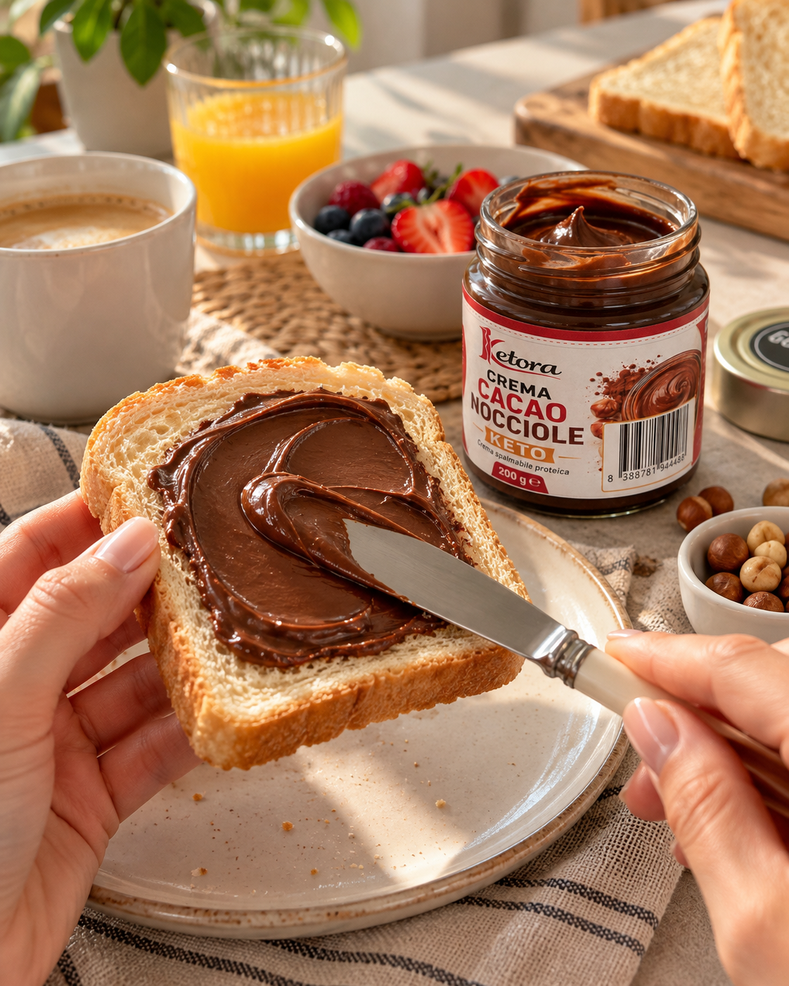 Keto-Crema Cacao e Nocciole Ketora 200g