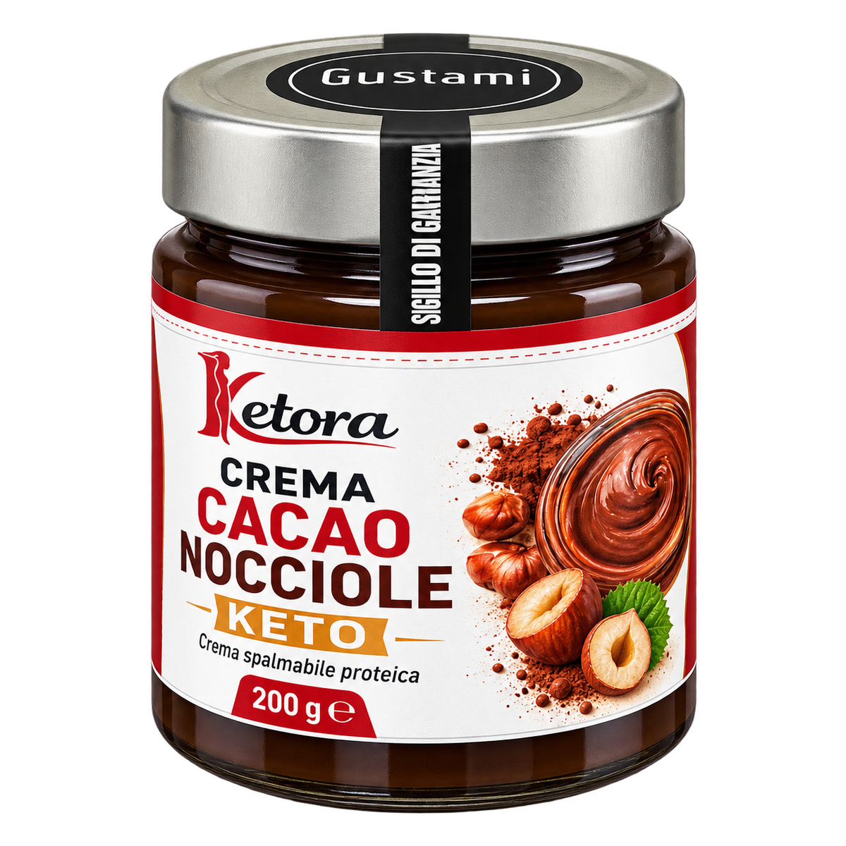 Keto-Crema Cacao e Nocciole Ketora 200g