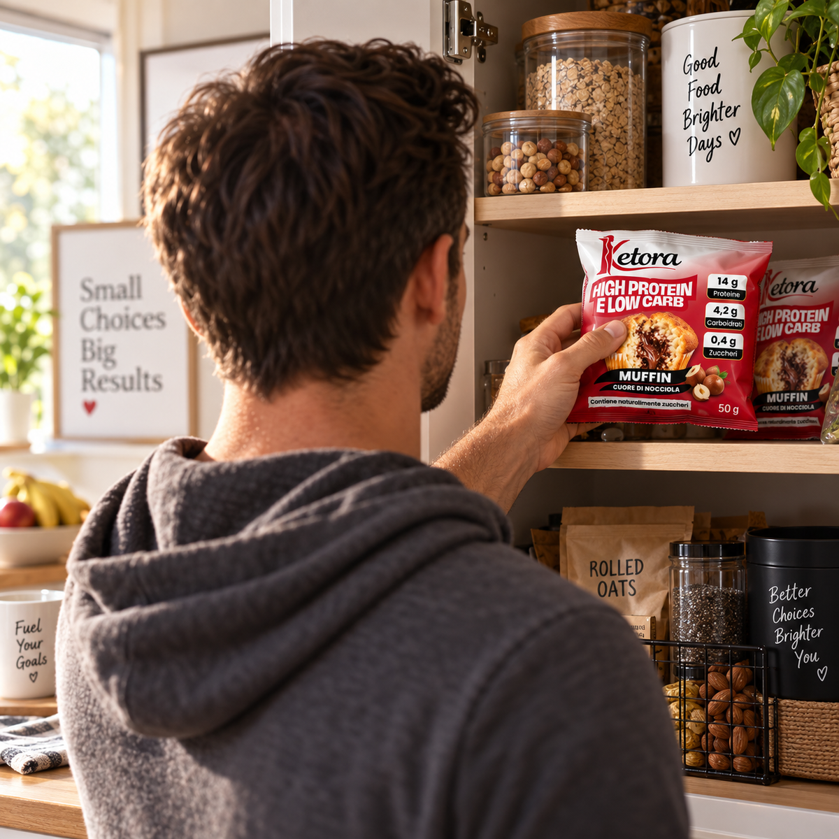 Muffin Cuor di Nocciola Keto-Protein 50g