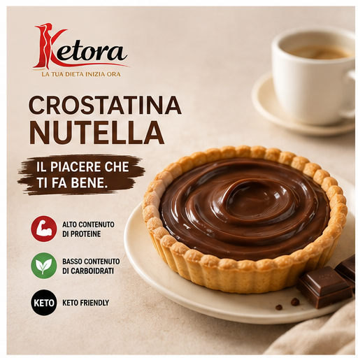 Crostatina Keto-Proteica al Cioccolato – Dettaglio 1 | KETORA